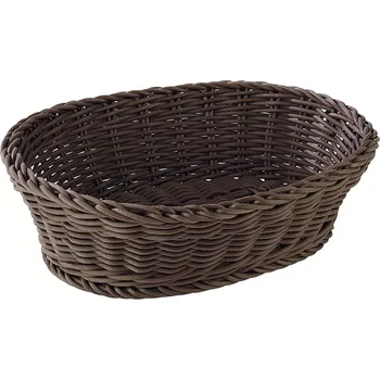 chlebník APS Profi Line Koš oválný, tmavě hnědý, výška: 75 mm, délka: 260 mm