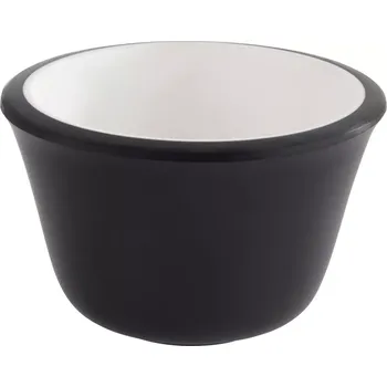 APS Set 6 misek na dip, výška: 40 mm, průměr: 60 mm, černá/bílá