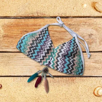 Dámské plavky Vrchní díl plavek B8822 modrá-mix - Selmark 75B