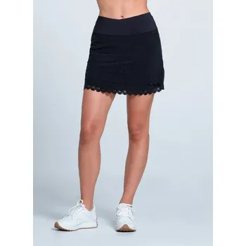 Dámská sukně LuckyInLove W sukně Laser Bloom Long - černá: Dámské S