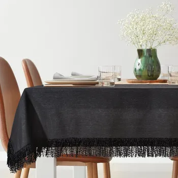 ubrus UBRUS TINA 140X260 CM ČERNÝ