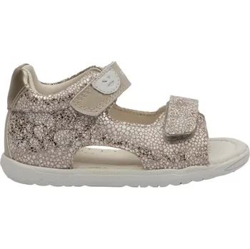 Dívčí sandály Dívčí sandálky Geox B SANDAL MACCHIA 23 Zlatá, Béžová