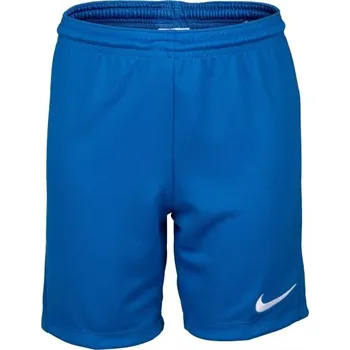 Dětská móda Chlapecké fotbalové kraťasy Nike DRI-FIT PARK 3 XL Modrá, Bílá