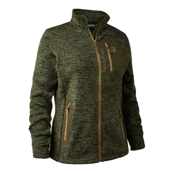 Dámská mikina Dámská mikina Deerhunter Sarek Knitted - Olive Night Melange 38