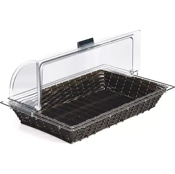 chlebník APS GN Line Košík, tmavě hnědý, výška: 100 mm, délka: 565 mm, šířka: 365 mm