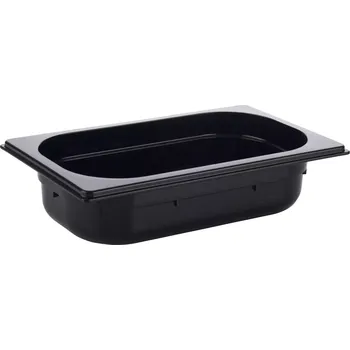 Dóza na potraviny APS GN-nádoba GN 1/4, objem: 1,70 litru, hloubka: 65 mm, černá
