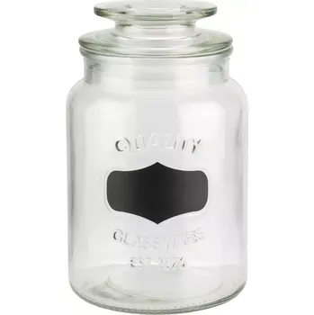 Dóza na potraviny APS Skladovací sklenice, objem: 1,00 litr, výška: 180 mm, průměr: 110 mm