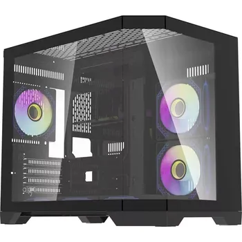 PC skříň Darkflash FT418 + 6 aRGB fans black