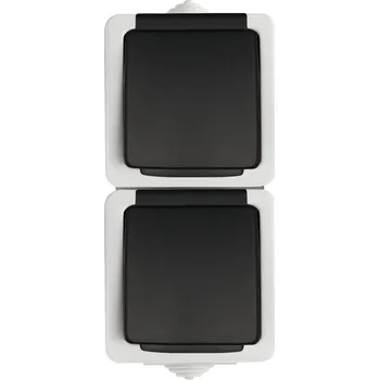 Elektrická zásuvka Kanlux Tekno 05-2220-143 sz šedá