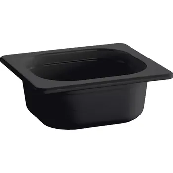Dóza na potraviny APS Ecoline GN-nádoba, GN 1/6, černá, objem: 0,80 litru, hloubka: 65 mm