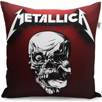Polštář Dekorační polštář METALLICA Death metal - Sablio - 50x50 cm