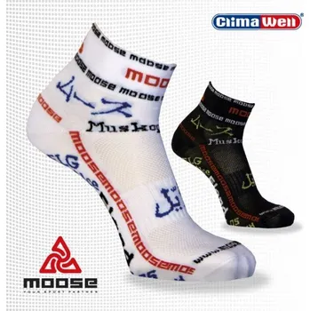 TALKING EXTRA sportovní ponožky Moose bílá M