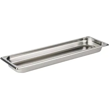 Dóza na potraviny Nerezová gastronádoba APS GN 2/4 18/10, hloubka: 40 mm, objem: 2,40 litru