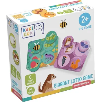 Desková hra Giaaant Lotto Game Animal shelters