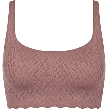 Podprsenka Dámská podprsenka ZERO Feel Bliss Top - BROWN - hnědá 1141 - SLOGGI BROWN M