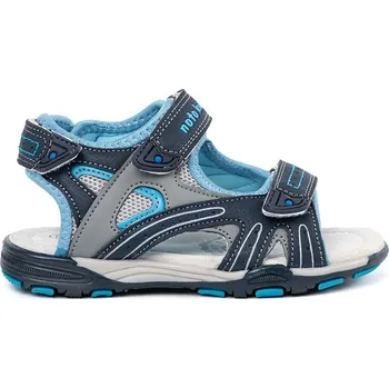 Dívčí sandály Originální sandály dětské tmavě modré na plochém podpatku 30