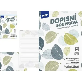 Papír pro tiskárny Dopisní papír barevný LUX 5+10 (Květy) [G]