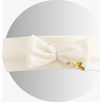 Čepice Kojenecká čelenka z organické bavlny New Baby Olivy, vel. Univerzální