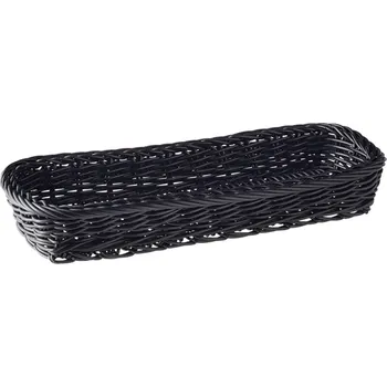 chlebník APS Economic Koš na příbory, černý, výška: 45 mm, délka: 270 mm, šířka: 100 mm