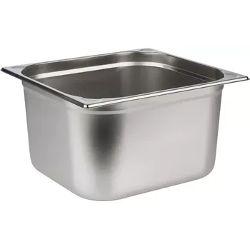 Dóza na potraviny Nerezová gastronádoba APS GN 2/3 18/10, hloubka: 200 mm, objem: 18,00 litrů