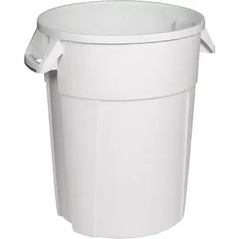 Odpadkový koš Plastový koš na potraviny 85 l, bílý