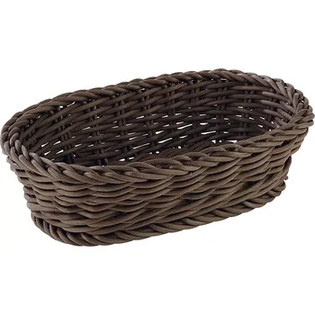 chlebník APS Profi Line Koš oválný, tmavě hnědý, výška: 60 mm, délka: 190 mm