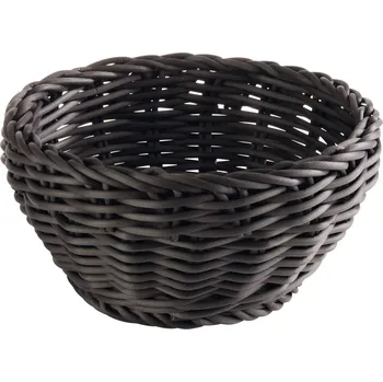 chlebník APS Profi Line Kulatý koš, černý, výška: 80 mm, průměr: 160 mm