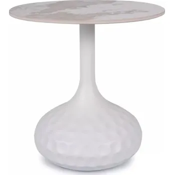 Konferenční stolek Stolek odkládací bílý SALO B