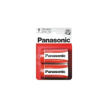 Baterie D (R20) Zn-Cl PANASONIC Red 2ks / blistr