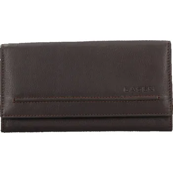 Peněženka Lagen Dámská kožená peněženka V-25E - hnědá
