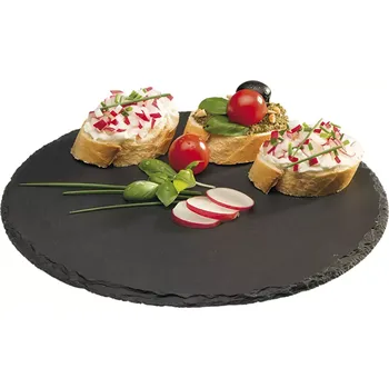 APS Naturschiefer Přírodní břidlicová deska kulatá, výška: 7 mm, ø: 220 mm