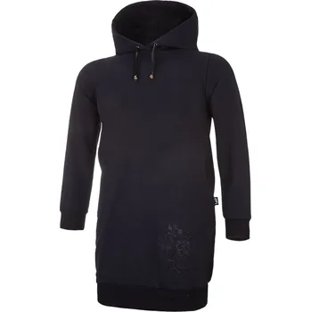 Dámské šaty BARIDI wear Šaty mikinové výšivka - černá Velikost oblečení: 152