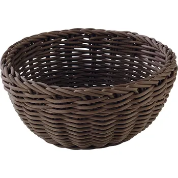 chlebník APS Profi Line Kulatý koš, tmavě hnědý, výška: 80 mm, průměr: 200 mm