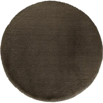 Koberec Kusový koberec Shaggy Laza taupe ø 120 cm