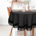 UBRUS TINA (FI) 120 CM ČERNÝ
