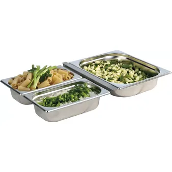 chlebník Sada nerezových gastro nádob APS, výška: 85 mm, délka: 330 mm, šířka: 270 mm