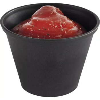 APS Misky na dipy 6dílná sada, výška: 45 mm, průměr: 60 mm, šedá černá NC