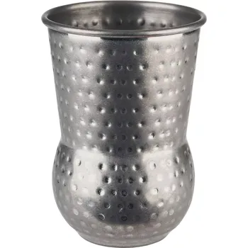 Sklenice APS Julep Mug hrnek, výška: 115 mm, ø: 80 mm, antik-nerezový vzhled