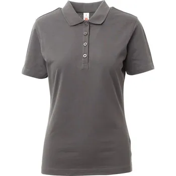 Dámské tričko Payperwear Dámská polokošile Rome s postranními rozparky Barva: šedá ocelová, Velikost: XS