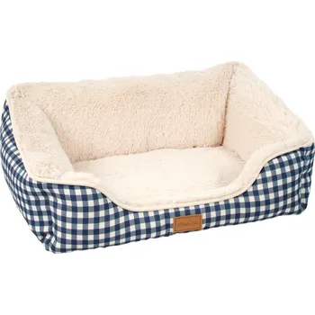 Pelíšek pro psa Pelech pro psy Super Domino 70x100 cm modrá