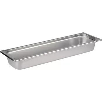 Dóza na potraviny Nerezová gastronádoba APS GN 2/4 18/10, hloubka: 65 mm, objem: 3,60 litru