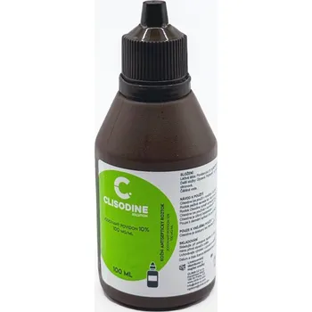 Lék na kožní problémy, vlasy a nehty CLISODINE Kožní antiseptický roztok 100&nbsp;ml