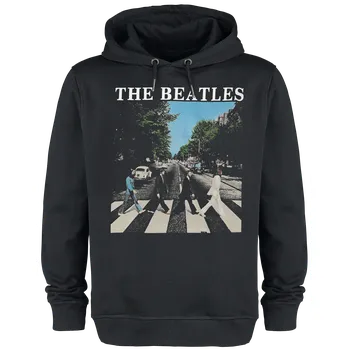 Pánská mikina Mikina s kapucí z The Beatles - Amplified Collection - Abbey Road Dark Night - Muži - černá