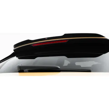 Tuning Maxton Design prodloužení spoileru ver.1 pro Audi SQ8 Mk 1, černý lesklý plast ABS