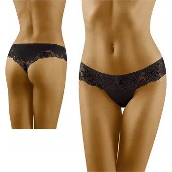 Kalhotky Brazilské Kalhotky Wolbar Karioka černé [Velikost: M]