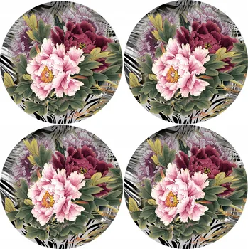 prostírání Sada kulatých prostírání na stůl 4D - IKEBANA