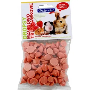 Krmivo pro hlodavce Dako-Art pamlsky drops 0,08 kg křeček