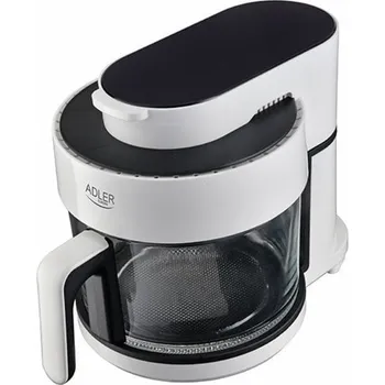 fritéza Vzduchová fritéza Adler se skleněnou mísou | AD 6316 | Výkon 1200W | Kapacita 3 L | Konvekce | Bílá/Černá