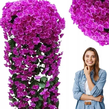 umělá květina Umělá kytice Griny, muškát růžový, 78 cm, 1 ks