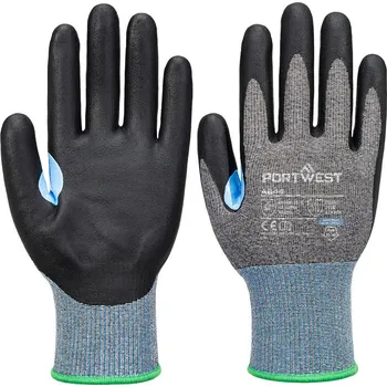 Pracovní rukavice Nitrilové rukavice odolné proti proříznutí Portwest A644 G8R vel. 9 - L